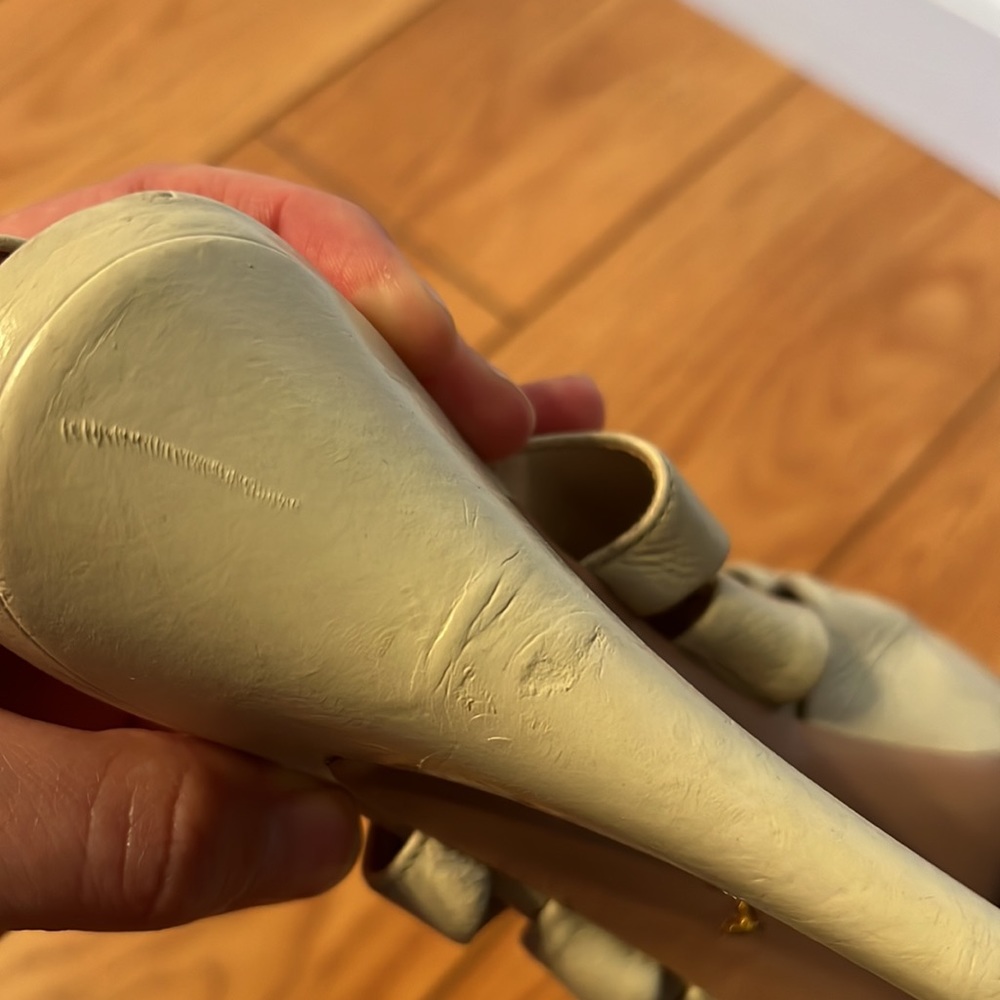 Prada Cream leather 5” heels - Picture 11 of 11